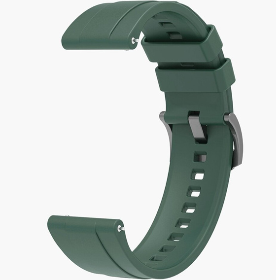 Pasek Silikonowy Uniwersalny 22mm, Ciemno zielony