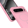 Etui silikonowe do Google Pixel 10 Pro XL, do MagSafe, różowe