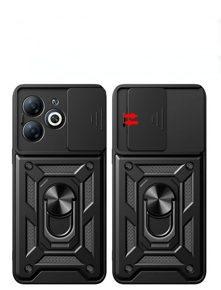 Etui pancerne do Infinix Hot 40i, CamShield Slide, czarne