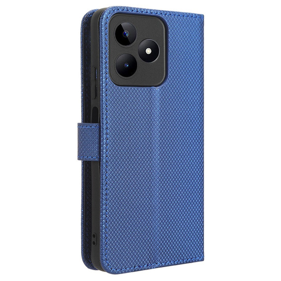 Etui z klapką do Realme Note 50, Wallet Smart Magnet, niebieskie