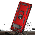 Etui pancerne do Google Pixel 6 Pro, Nox Case Ring, czerwone