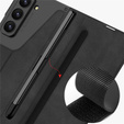 Etui portfelowe z klapką czarne do Samsung Galaxy Z Fold 7 5G