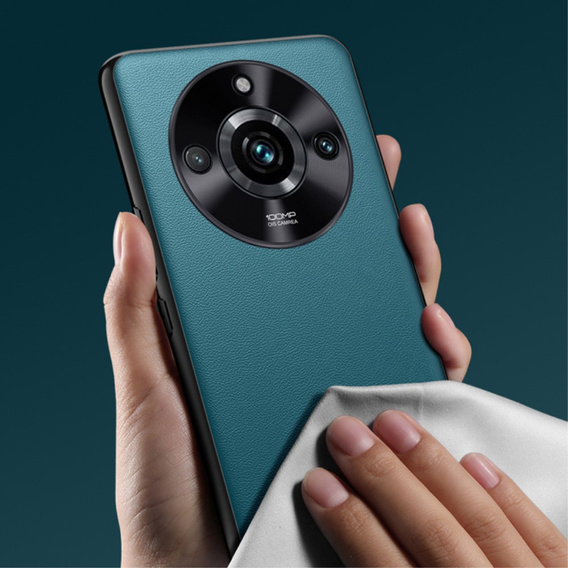Etui skórzane do Realme 11 Pro 5G / Pro+ 5G, Obudowa leather hybrid Case, Zielone