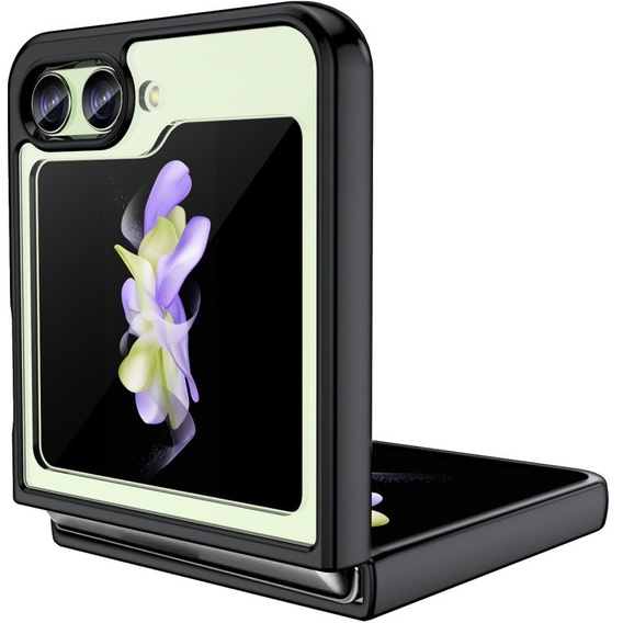 Etui do Samsung Galaxy Z Flip 5 5G, Fusion Hybrid, przezroczyste / czarne