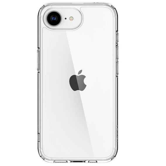 Etui Spigen do iPhone 16E, Ultra Hybrid, przezroczyste + Szkło Hartowane 9H