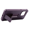 Etui pancerne do iPhone 14 Pro Max, Dexnor Full Body, fioletowe