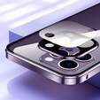 Etui do iPhone 15 Pro Max, Magnetic Dual Glass, fioletowe