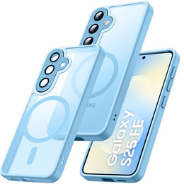Etui Matt Case do iPhone 17, do MagSafe, półprzezroczyste niebieskie