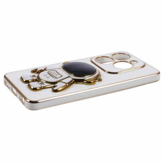 Etui do Infinix Hot 40i, Astronaut, białe