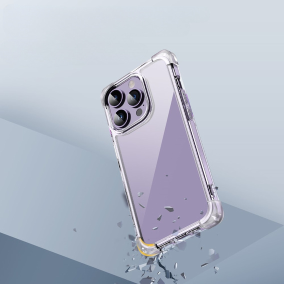 Etui do iPhone 14 Pro, ERBORD CornerShield, przezroczyste