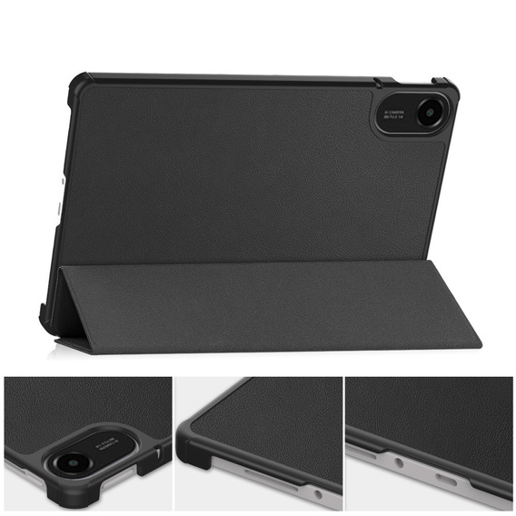 Etui z klapką i podstawką do Xiaomi Redmi Pad 2 – czarne