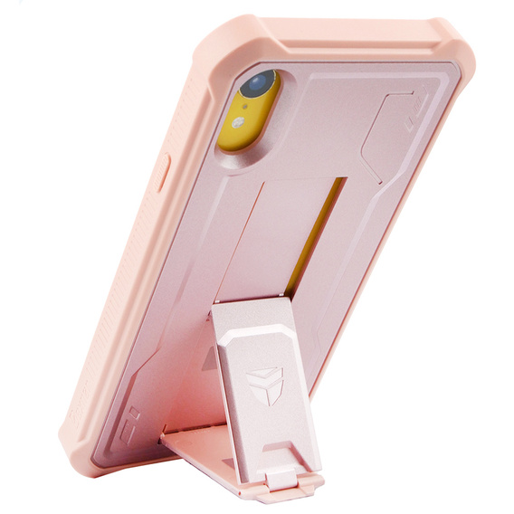Etui pancerne do iPhone XS Max, Dexnor Full Body, różowe