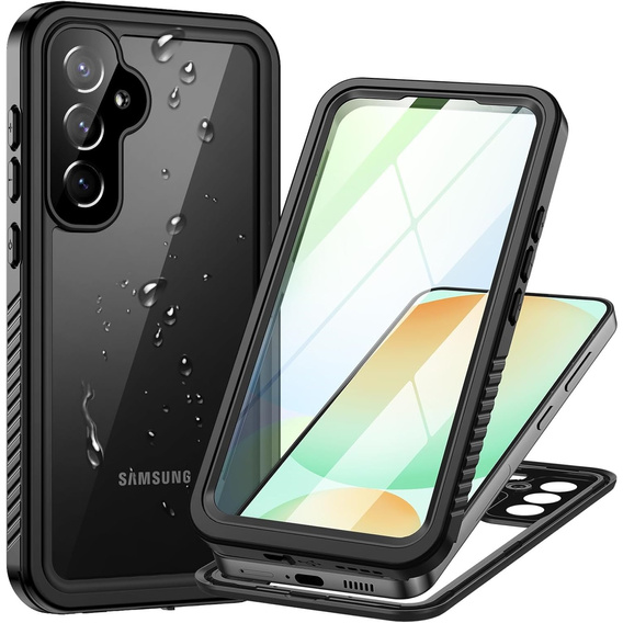 Etui Wodoodporne IP68 do Samsung Galaxy S24 FE, Redpepper, czarne