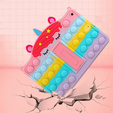 Etui dla dzieci do iPad 9.7" 2018/2017 (6/5 gen.), Bubble, wielokolorowe