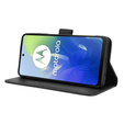 Etui z klapką do Motorola Moto G24 / G24 Power / G04, Wallet Smart Magnet, czarne