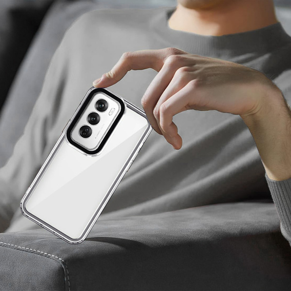 Etui do Oppo A80, Fusion Hybrid, przezroczyste