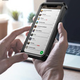 Etui pancerne do iPhone XS Max, Dexnor Full Body, czarne