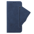 Etui z klapką do Oppo A38 4G / Oppo A18 4G, Card Slot, niebieskie