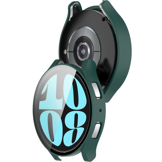 2w1 Etui + Szkło Hartowane do Samsung Galaxy Watch 6 44mm, Zielone