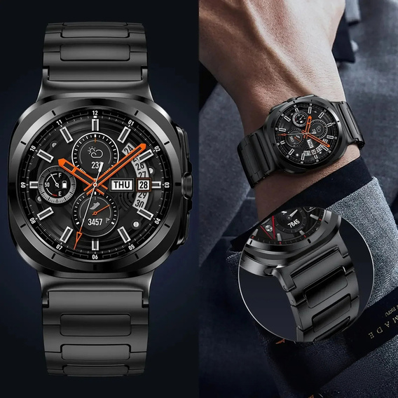 Bransoleta do Samsung Galaxy Watch Ultra 47mm (2025 / 2024), Czarna