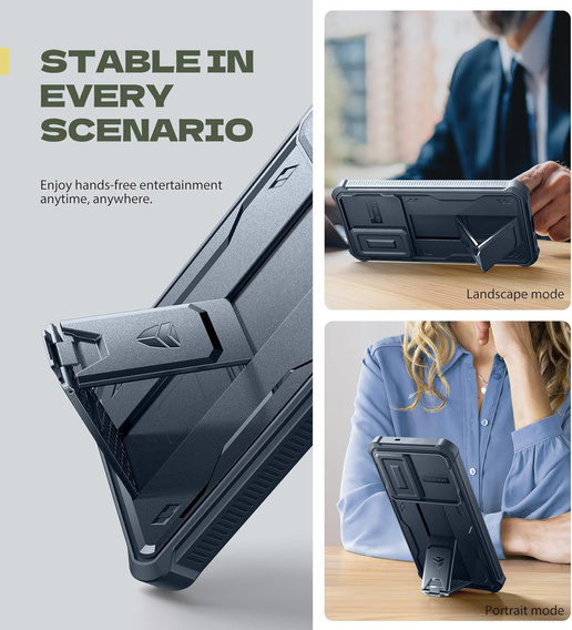 Etui pancerne Dexnor Full Body (Two Frames) do Samsung Galaxy S25 FE