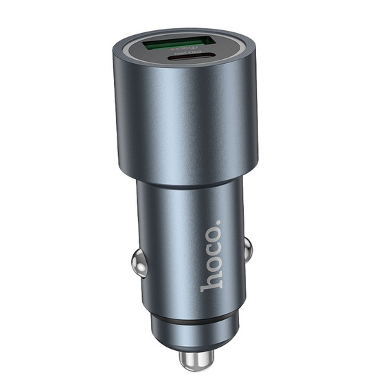 Ładowarka samochodowa Hoco Z60 z dwoma portami i szybkim ładowaniem 48 W