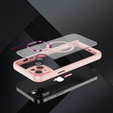 Etui do iPhone 13, ERBORD Impact Guard, do MagSafe, różowe