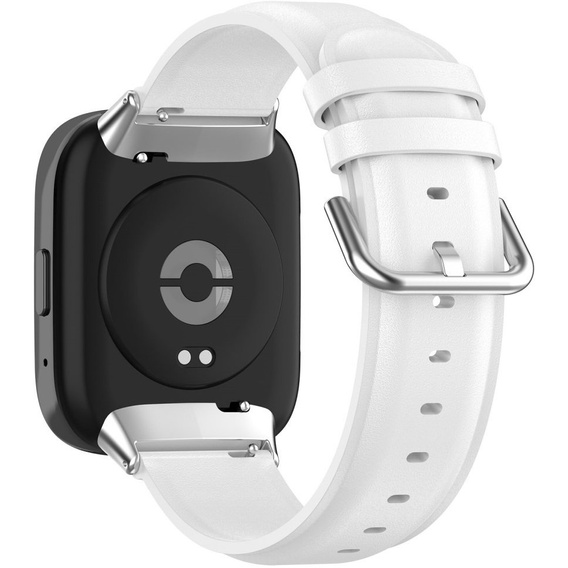 Pasek Skórzany do Xiaomi Redmi Watch 3 Active, Biały