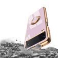 Etui do Samsung Galaxy Z Flip 4 5G, Electro Ring, fioletowe