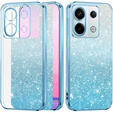 Etui do Xiaomi Redmi Note 13 5G, Glitter Case CamShield, niebieskie