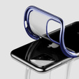 Etui Electroplated Frame do iPhone 13 Pro - Blue