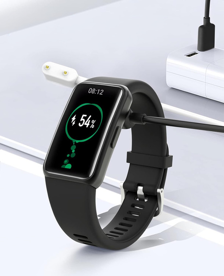 2x Ładowarka do Huawei Band 6/7/8/9 Huawei Watch Fit/Fit 2/Fit 3, Biała, Czarna