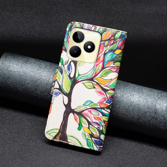 Etui z klapką do Realme C53 4G, Wallet, Tree of Life