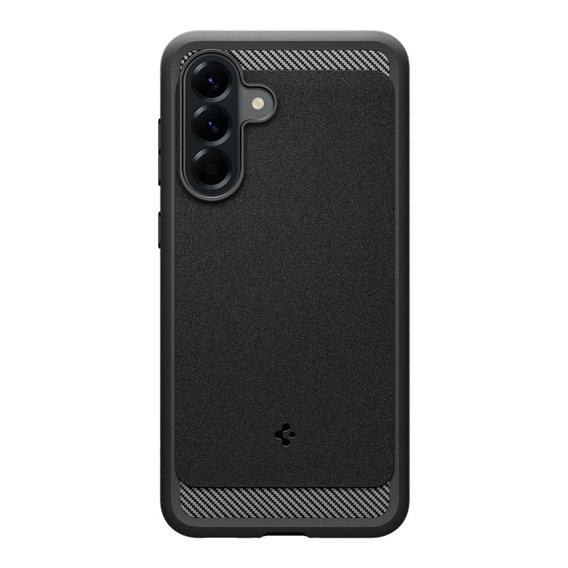 Etui Spigen do Samsung Galaxy A56 5G, Rugged Armor, czarne + Szkło Hartowane 9H