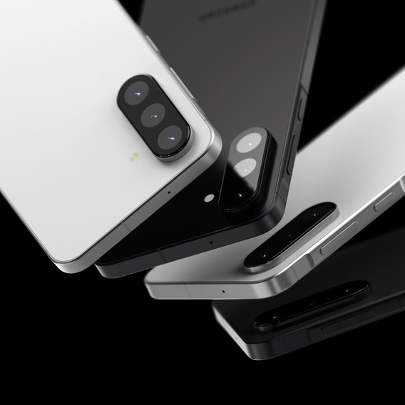Szkło na aparat do Samsung Galaxy A56 5G, Ringke, Camera Full Cover, Czarne (2 sztuki)