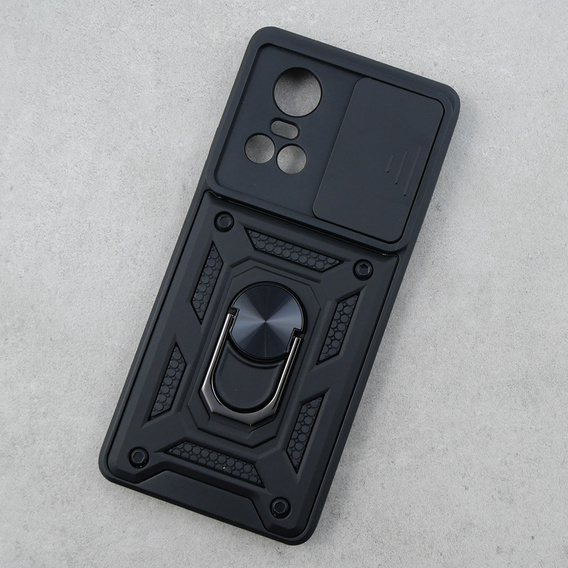 Etui pancerne do Oppo Reno 10 / 10 Pro, CamShield Slide, czarne