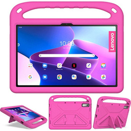 Etui dla dzieci do Lenovo Tab P11 Gen 2 TB350FU TB350XU 11.5", dziecięce z uchwytem, Różowe