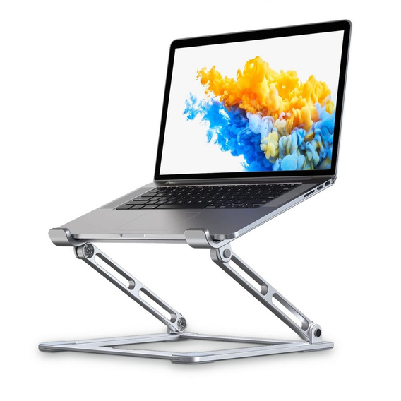 Aluminiowa podstawka do laptopa, stojak Tech-Protect - Srebrny