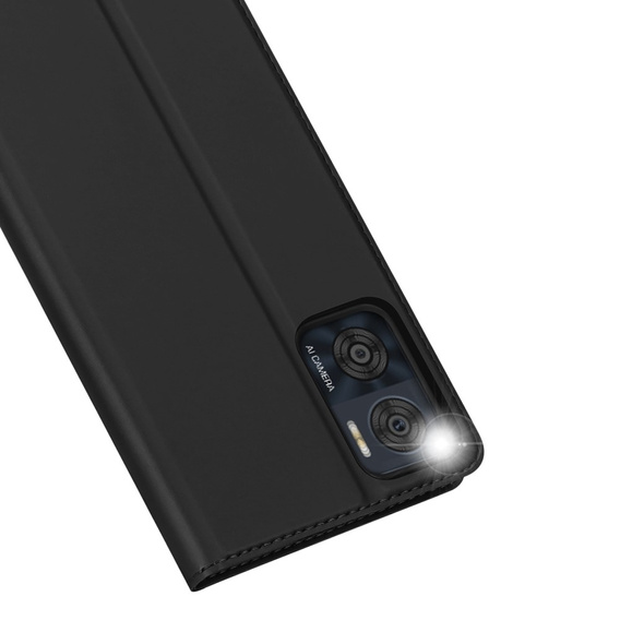 Etui Dux Ducis do Motorola Moto E22 / E22i, Skinpro, czarne