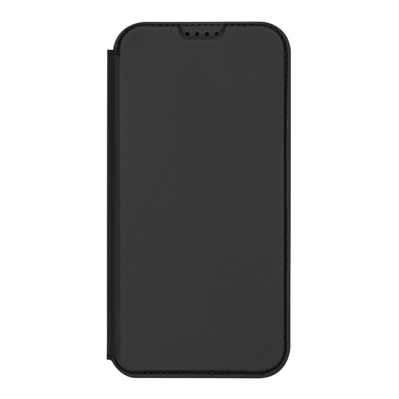 Etui Dux Ducis do iPhone 17, Skin Pro, z klapką, z miejscem na kartę,  czarne