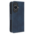 Etui z klapką do Huawei Nova 11, Card Slot, granatowe