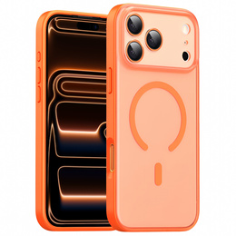 Etui matowe do iPhone 17 Pro, do MagSafe, z ochroną aparatów