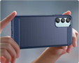 Etui do Samsung Galaxy M15 5G, Carbon, niebieskie