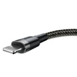 Baseus Cafule kabel USB-A do Lightning 3 m 1,5A - szaro-czarny