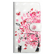 Etui Wallet do Samsung Galaxy A50/A50S/A30S, Light Spots Decor, Flowered Tree