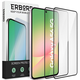 2x Szkło Hartowane ERBORD 3D do Samsung Galaxy A56 5G – pełna ochrona ekranu z zaokrąglonymi krawędziami
