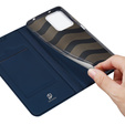 Etui Dux Ducis do iPhone 17 Air, Skin Pro, z klapką, z miejscem na kartę, granatowe