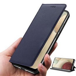 Skórzane Etui Wallet do Samsung Galaxy A02s, Dark Blue