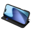 Etui Dux Ducis do iPhone 17 Air, Skin Pro, z klapką, z miejscem na kartę,  czarne