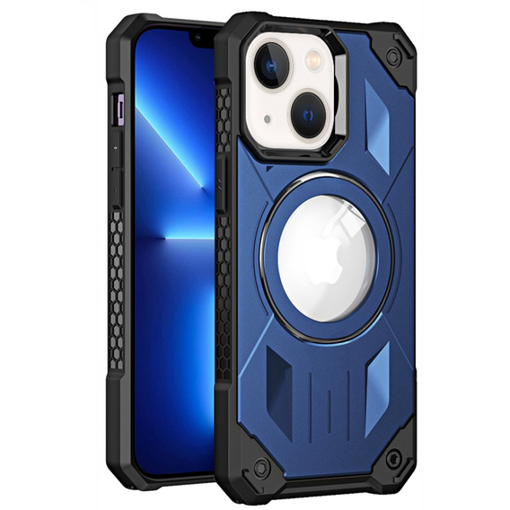 Etui do iPhone 14, Heavy Duty MagSafe, granatowe